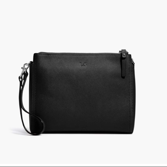 Lo & Sons Handbags - Lo & Sons Pearl Handbag Black Leather NWT